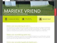 Tablet Screenshot of mariekevriend.nl